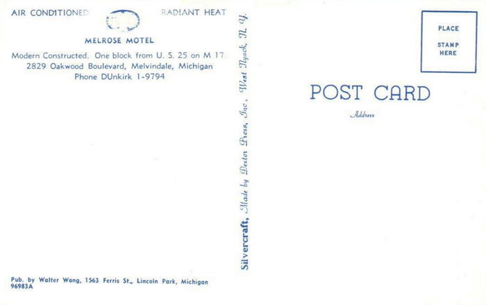 Melrose Inn & Suites (Melrose Motel) - Old Postcard (newer photo)
